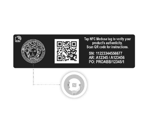 fake versace label|versace qr code scan.